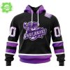 Orlando Solar Bears Hockey Fights Cancer Pink Ribbon Hoodie 2025