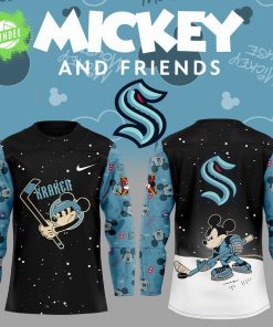 Seattle Kraken Mickey & Friends Uniform Hockey Jersey