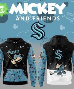 Seattle Kraken Mickey & Friends Uniform Hoodie 2025