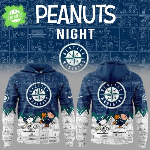 Seattle Mariners x Peanuts 75th Anniversary Hoodie Limited Edition 2025