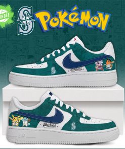 Seattle Mariners x Pokémon Go AF1 Shoes H34 Editions Baseball Sneaker