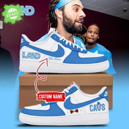 Special Edition Cleveland Cavaliers Blue AF1 Sneakers 2025