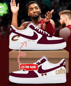 Special Edition Cleveland Cavaliers Custom Name AF1 Sneakers