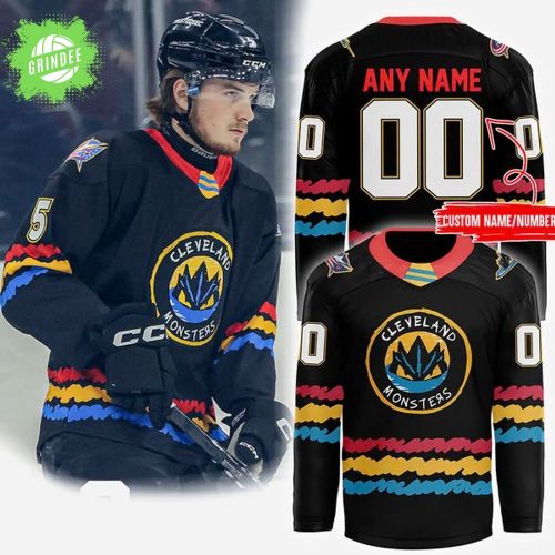 Special Edition cleveland monsters hockey jersey 2025