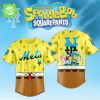 Spongebob x MLB Los Angeles Dodgers Edition baseball Jersey 2025