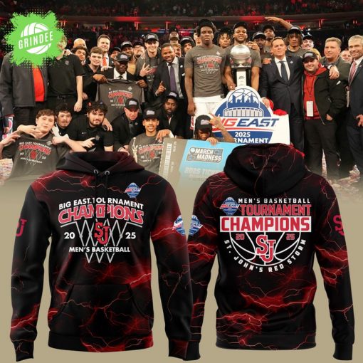 St. John’s Men’s Basketball 2025 Big East Tournament Championship Hoodie