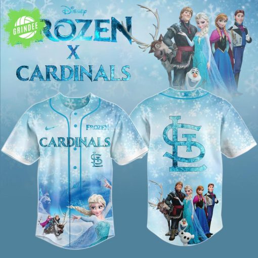 St. Louis Cardinals MLB x Frozen Baseball Jersey – Special Fan Edition