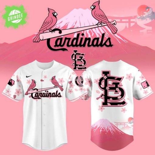 St. Louis Cardinals Sakura – Cherry Blossom Baseball Jersey MLB Special