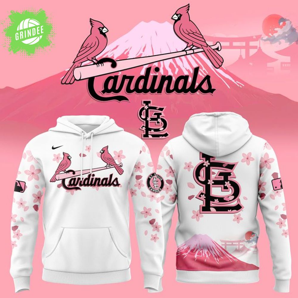 St. Louis Cardinals Sakura – Cherry Blossom Hoodie Baseball Edition St. Louis Cardinals Sakura – Cherry Blossom Hoodie Baseball Edition