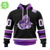 Tulsa Oilers Special Edition Cancer Awareness Hoodie 2025