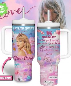 Taylor Swift Music Limited Edition Custom Stanley 40oz Stainless Steel Tumbler