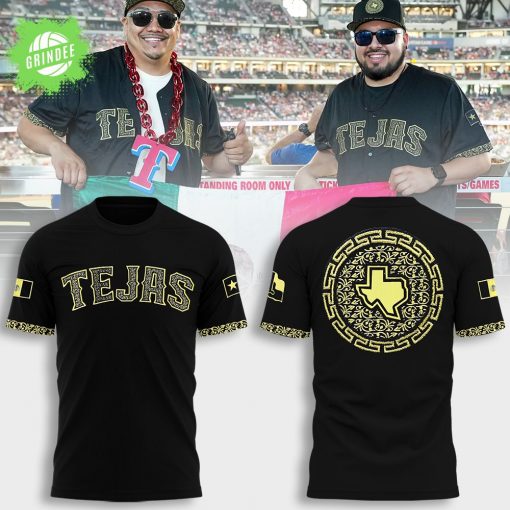 Tejas Rangers Mexican Heritage Night T-Shirt 2024 Limited Edition