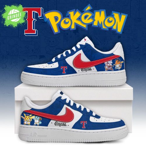 Texas Rangers x Pokémon Go AF1 Shoes H34 Editions Limited MLB Sneaker