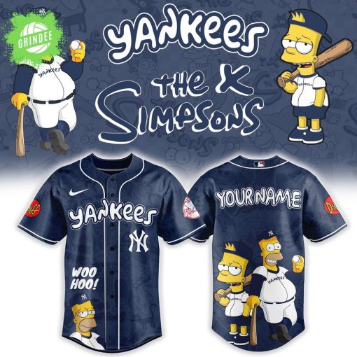 The Simpsons x New York Yankees Heritage Baseball Jersey 2025 Limited