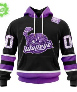 Toledo Walleye Cancer Awareness Special Edition Hoodie 2025