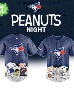 Toronto Blue Jays “75th Anniversary of Peanuts” Snoopy Special Edition Baseball Jersey