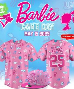 Toronto Blue Jays X Barbie Day Baseball Jersey 2025 Personalized Edition