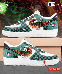 Toronto Blue Jays X Demon Slayer Air Force Sneakers Limited Edition