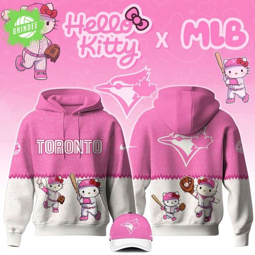 Toronto Blue Jays X Hello Kitty Night Game Hoodie 2025 Limited Edition