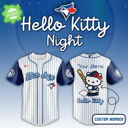 Toronto Blue Jays x Hello Kitty Special Edition Game Night Baseball Jersey