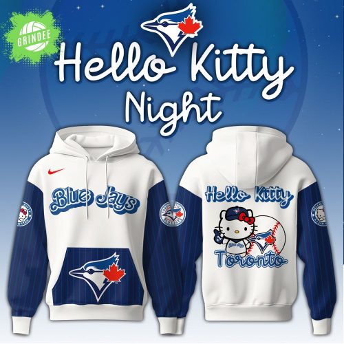 Toronto Blue Jays x Hello Kitty Special Edition Game Night Hoodie