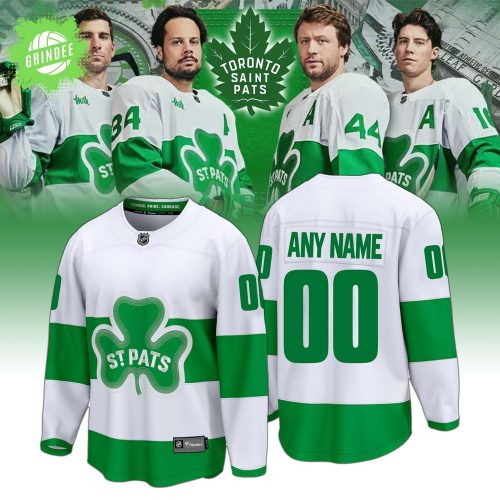 Toronto Maple Leafs St. Patrick’s Special Edition Hockey Jersey 2025