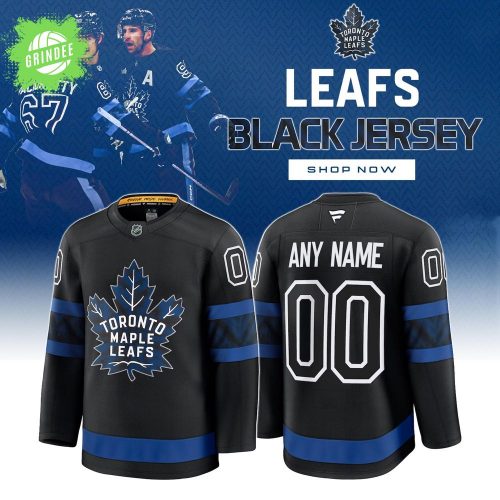 Toronto Maple Leafs x Drew House Black Hockey Jersey Limited Edition 2025