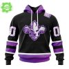 Tulsa Oilers Special Edition Cancer Awareness Hoodie 2025