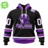 Trois-Rivières Lions Hockey Fights Cancer Charity Edition Hoodie 2025