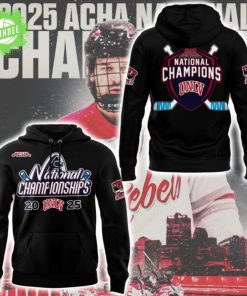UNLV 2025 ACHA National Champions Black Hoodie College Hockey