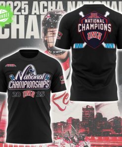 UNLV 2025 ACHA National Champions Black T-Shirt Limited Edition