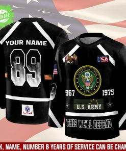 U.S ARMY This well Defend – HOCKEY JERSEY
