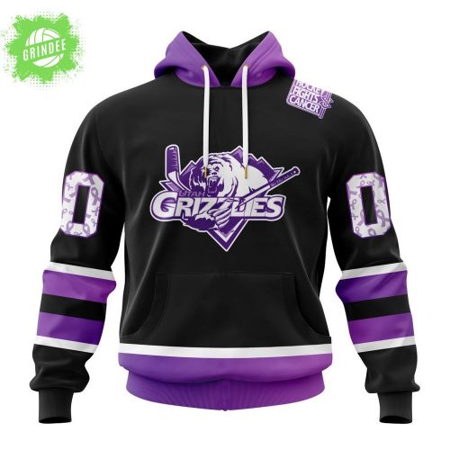 Utah Grizzlies Hockey Fights Cancer Limited Edition Hoodie 2025