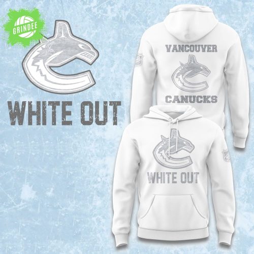 Vancouver Canucks White Out Hoodie – NHL Fan Apparel