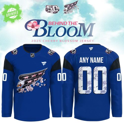 Washington Capitals 50th Anniversary Cherry Blossom Hockey Jersey 2025