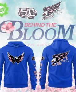Washington Capitals “Behind The Blossom” Blue Limited Edition Hoodie 2025