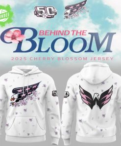Washington Capitals “Behind The Blossom” Pink NHL Hoodie 2025