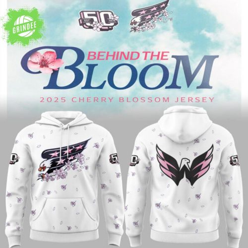 Washington Capitals “Behind The Blossom” Pink NHL Hoodie 2025