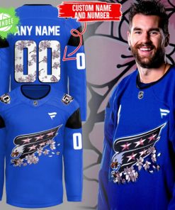 Washington Capitals “Cherry Bloom 2025” Custom Name Hockey Jersey