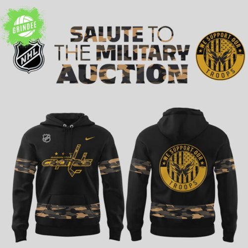 Washington Capitals Salute To Military Limited Edition NHL Hoodie