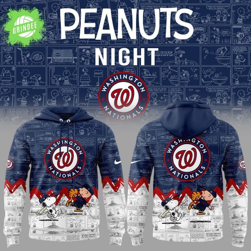 Washington Nationals 75th Anniversary of Peanuts Hoodie