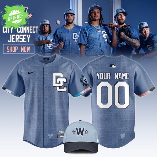 Washington Nationals Nike Blue 2025 City Connect Elite Jersey – MLB Fan Gear
