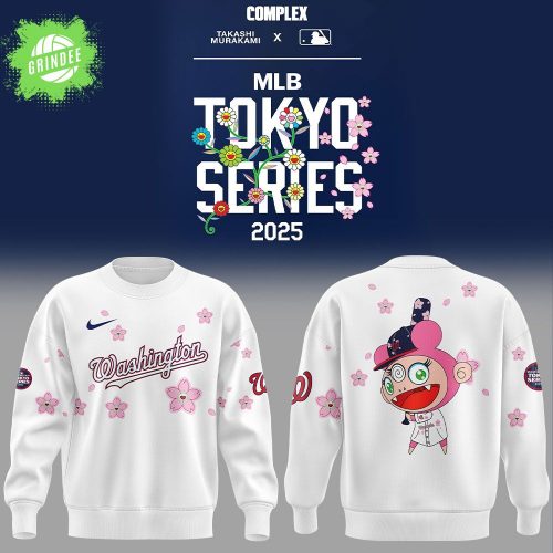 Washington Nationals x Takashi Murakami 2025 MLB World Tour Official Sweatshirt