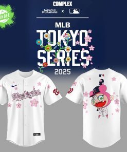 Washington Nationals x Takashi Murakami 2025 MLB World Tour Tokyo Series Limited Edition Baseball Jersey