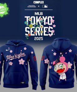 Washington Nationals x Takashi Murakami MLB World Tour Tokyo Series Hoodie (New Color 2025)