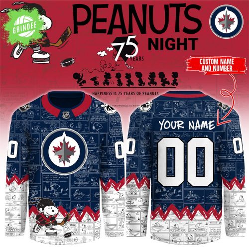 Winnipeg Jets Peanuts 2025 Limited Edition Hockey Jersey