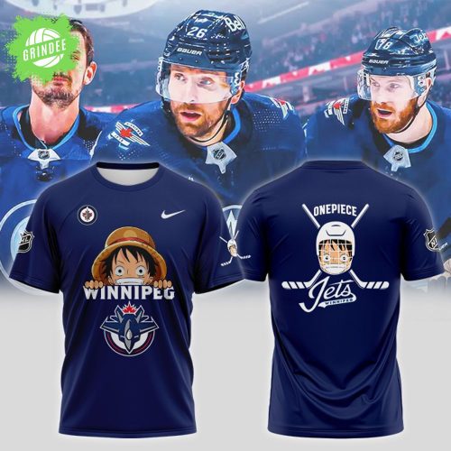 Winnipeg Jets x Luffy One Piece Crossover T-Shirt 2025