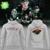 2025 Stanley Cup Playoffs Minnesota Wild White Hoodie