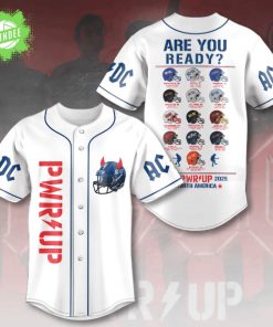 AC/DC Power Up Baseball Jersey