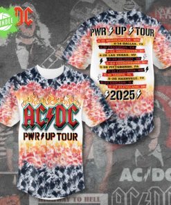 AC/DC Power Up Tour 2025 Baseball Jersey